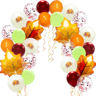 Fall Balloons Set for Thanksgiving Decorations (28 pcs) 1