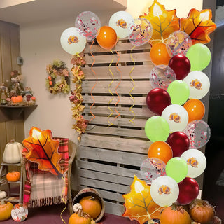 Fall Balloons Set for Thanksgiving Decorations (28 pcs) 2