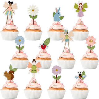 Woodland Fairy Cupcake Toppers (24pcs) 1