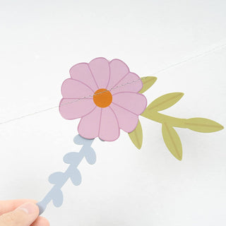 Colorful Paper Flower Garlands (16ft) 3