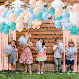 Pastel Balloons and Garlands Backdrop Kit (71pcs)  3
