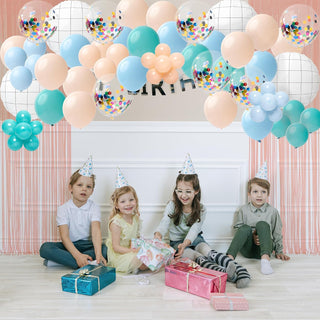 Pastel Balloons and Garlands Backdrop Kit (71pcs)  4