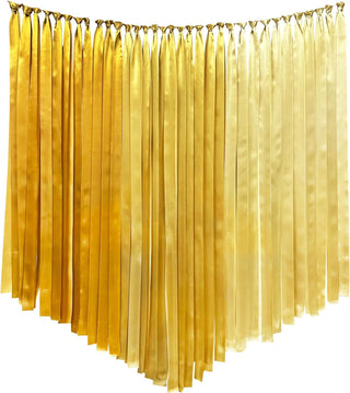 197Ft × 1.97" Gold Party Decorations Ombre Gold Ribbon Streamer 1