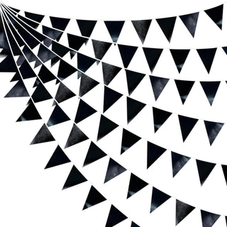 Halloween Party Banner of Flags Bunting in Black (32Ft) 1