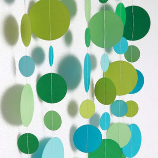 Under the Sea Circle Garlands in Green and Blue (52ft) 1