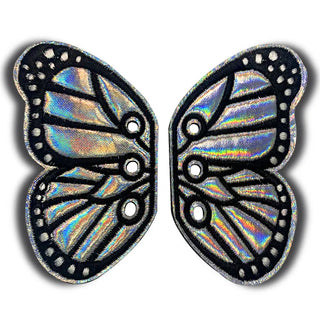Iridescent Butterfly Wings Shoe Lace Accessories 1
