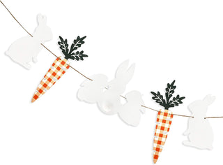 10Ft Wood Easter Banner Decorations Easter Bunny Carrot Garland Rabbit Spring Decor 2