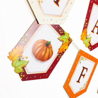 Happy Fall Banner for Autumn Party Decoration (2 pcs) 3