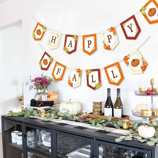 Happy Fall Banner for Autumn Party Decoration (2 pcs) 5