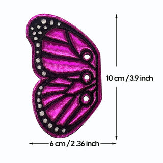Lovely Girls Shoes Sneaker Purple Butterfly Wings Shoes Accessories 2