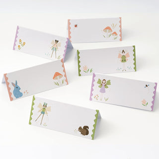 36pcs Woodland Fairy Place Cards Pack of Fairy Theme Party Table Setting 3