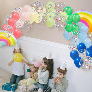 Pastel Rainbow Balloon Arch Kit 51 pcs 3