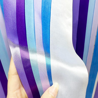 Frozen Party Purple Blue Satin Ribbon Decorating Streamer (197Ft) 4