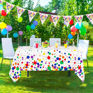 Colorful Happy Birthday Sign Pennant Bunting Flags 33ft 2