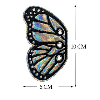 Iridescent Butterfly Wings Shoe Lace Accessories 8