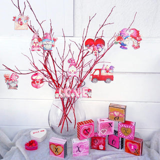 19Pcs Valentine's Day Decorations Gnome Tree Ornaments Love Sign 2