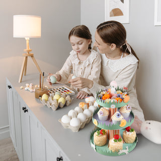 3-tier Bunny Easter Cupcake Stand 2