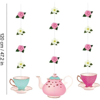 Tea Party Decoration Banner and Paper Garlands 5