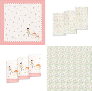 Woodland Fairy Fabric Napkins for Girls Party (6pcs)  1