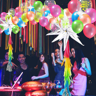 Neon Balloons and Garland Kit for Birthdays (48pcs) 1