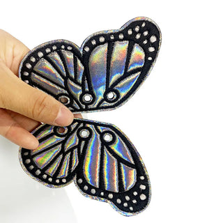 Iridescent Butterfly Wings Shoe Lace Accessories 6