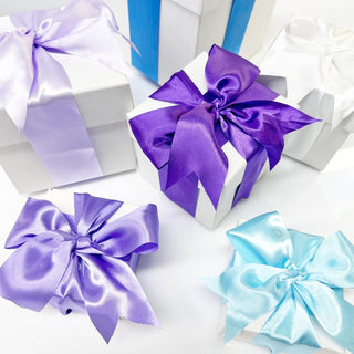 Frozen Party Decoration Satin Ribbon in Purple Blue & White (197Ft) 3