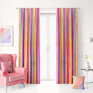 Iridescent Glitter Curtain Backdrop for Rainbow Theme Party(2Pcs) 3