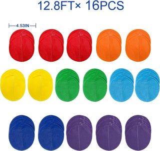 Rainbow Party Big Ombre Polka Dots Paper Garland (205Ft) 5