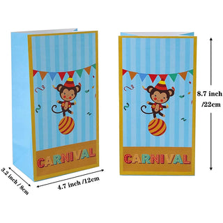 Circus Animals Paper Gift Bag  for Kids (12 pcs)3