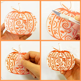 Halloween Little Pumpkin Acrylic Tree Ornaments（18Pcs） 7