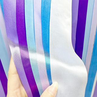 Frozen Party Decoration Satin Ribbon in Purple Blue & White (197Ft) 4