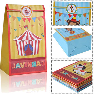 Circus Animals Paper Gift Bag  for Kids (12 pcs) 4