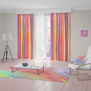 Iridescent Glitter Curtain Backdrop for Rainbow Theme Party(2Pcs) 4