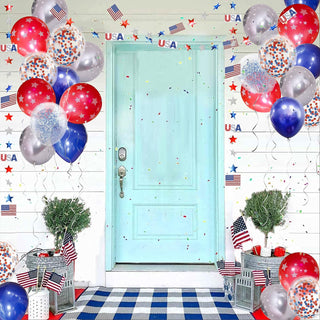 Patriotic Balloons Kit  Red Blue White for 4th July Independence Day (26pcs) 6