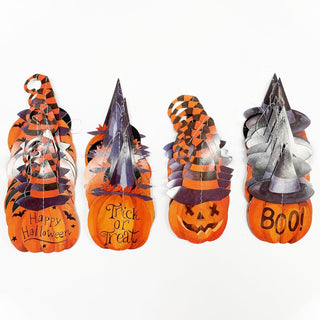 'Trick or Treat Boo' Happy Halloween Pumpkin Polka Dots Garland (52Ft) 6