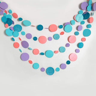 Under the Sea garland in blue, pink and purple (52ft) 6