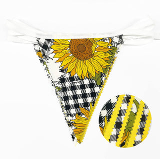 Sunflower Pennant Bunting Flags 32ft 6