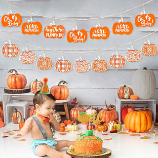 Halloween Little Pumpkin Acrylic Tree Ornaments（18Pcs） 5