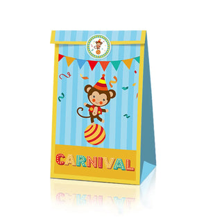 Circus Animals Paper Gift Bag  for Kids (12 pcs) 7