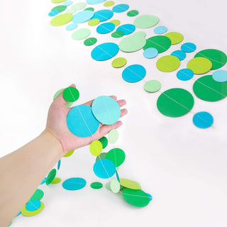 Under the Sea Circle Garlands in Green and Blue (52ft) 7