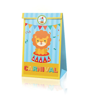 Circus Animals Paper Gift Bag  for Kids (12 pcs) 8
