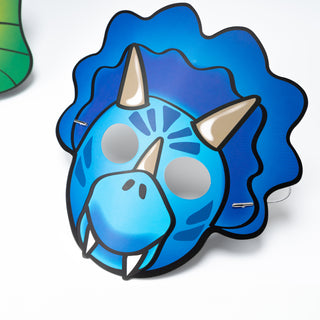 Cute Paper Dinosaur Party Masks (15 Pcs) 4