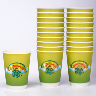 St Patrick's Day Paper Cups in Green 20 pcs