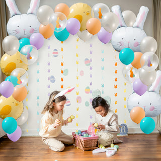 Bunny Easter Balloons and Garlands Kit in Pastel Colors 1