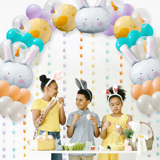 Bunny Easter Balloons and Garlands Kit in Pastel Colors 3