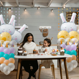 Bunny Easter Balloons and Garlands Kit in Pastel Colors 2