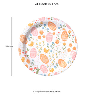 Easter Paper Plates Dimensions