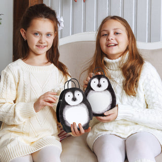 Penguin Gift Bag Set in Black and White (8pcs) 3