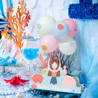 Mermaid Centerpiece with Balloons (39 Pcs) 1