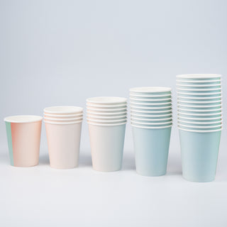 Mermaid Bleu to Pink Gradient Cups (50 pcs) 